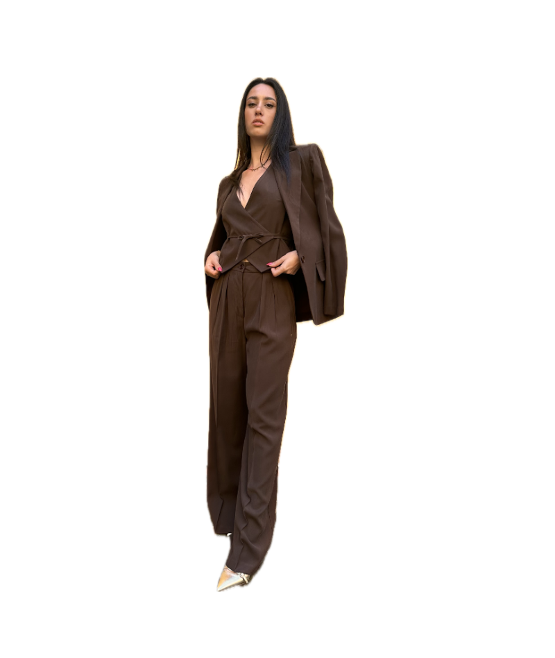 Gilet incrocio laccio